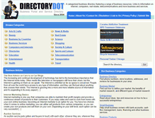 Tablet Screenshot of directorydot.com
